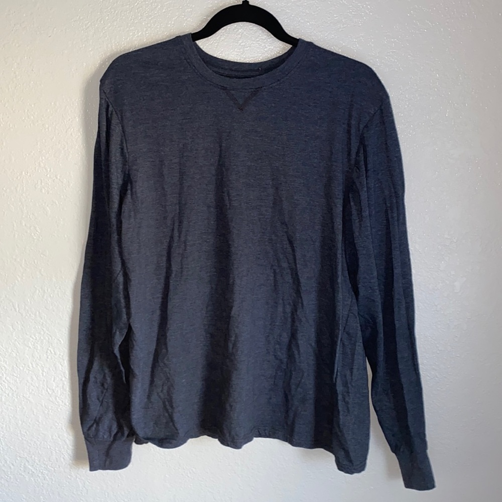 Ashford & Brooks Navy Long Sleeve